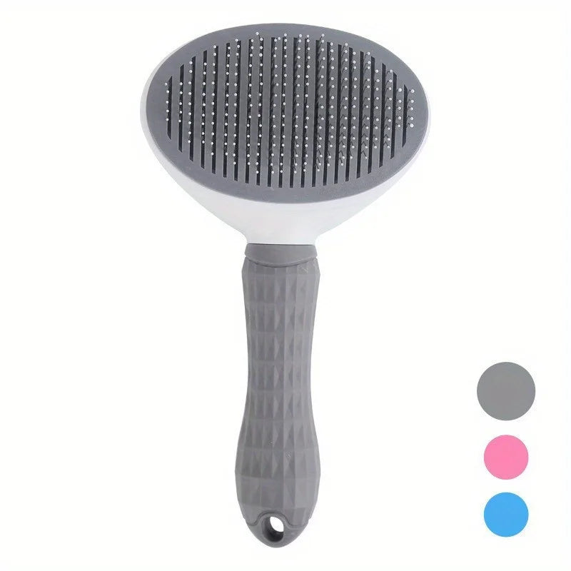 One-Click Pet Grooming Comb