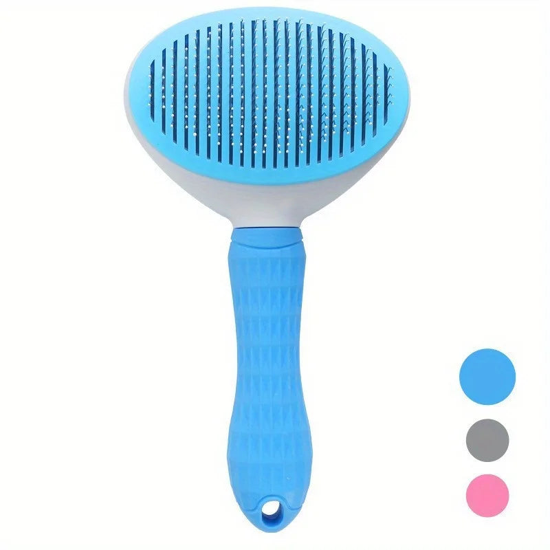 One-Click Pet Grooming Comb
