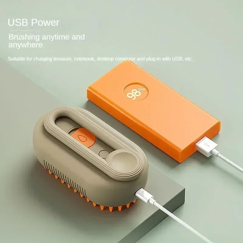 Steamy 3-in-1 Pet Brush