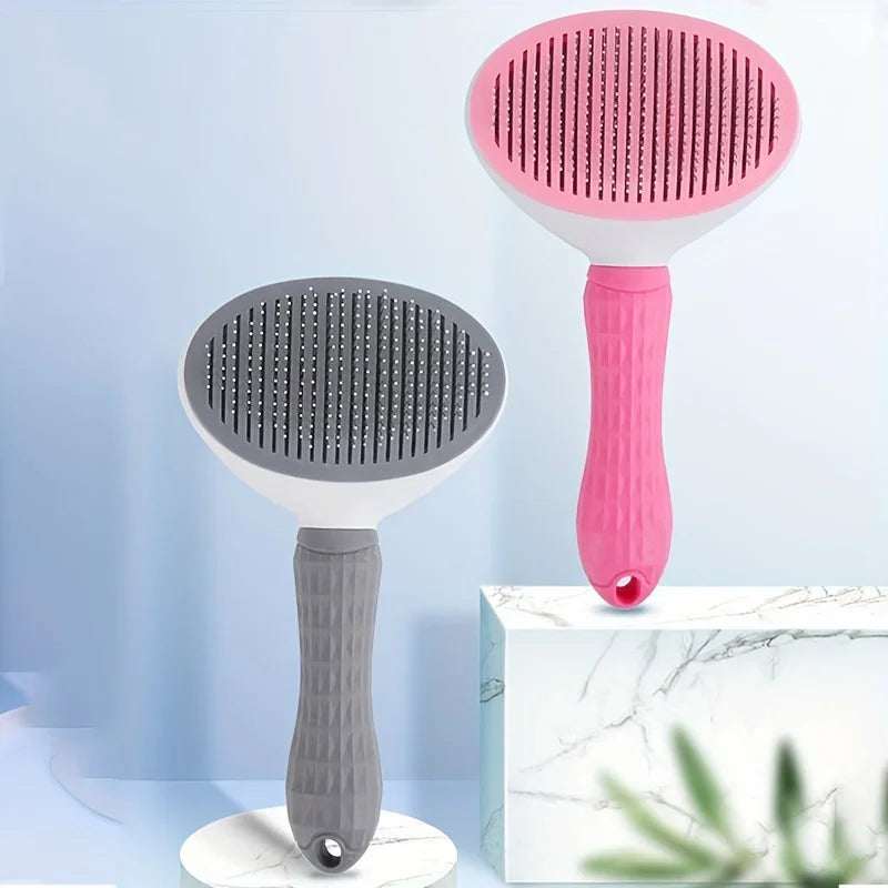 One-Click Pet Grooming Comb
