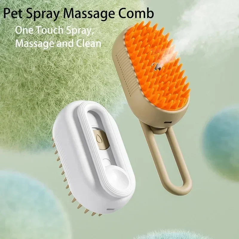 Steamy 3-in-1 Pet Brush