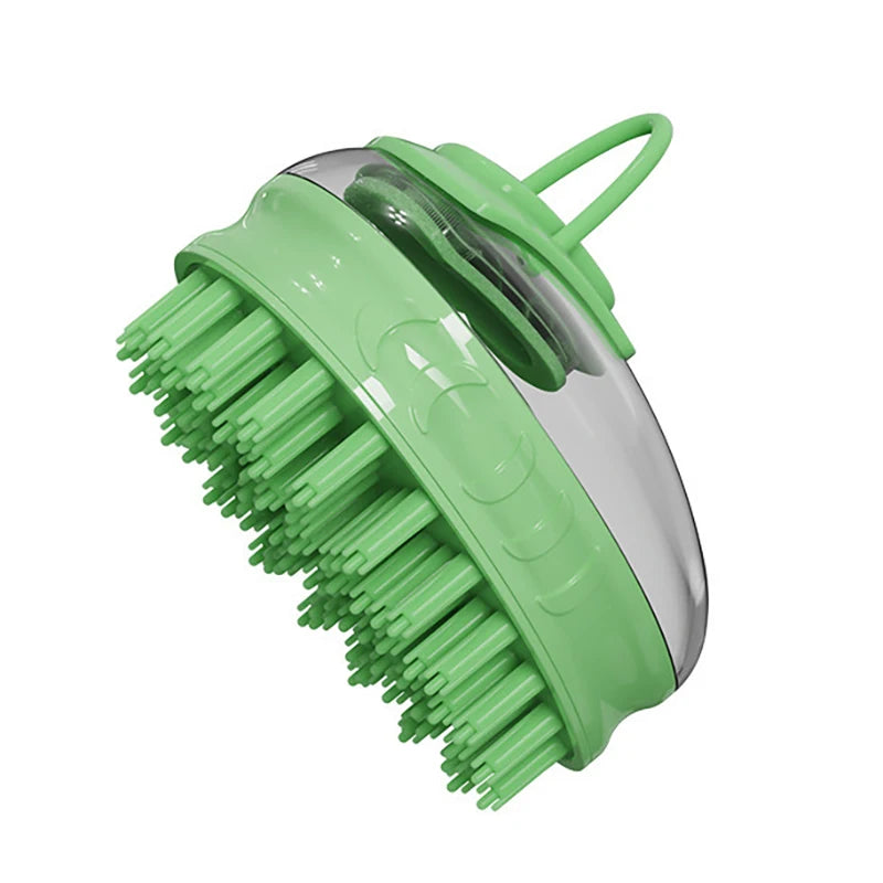 2-in-1 Pet Bath Brush & Shampoo Dispenser
