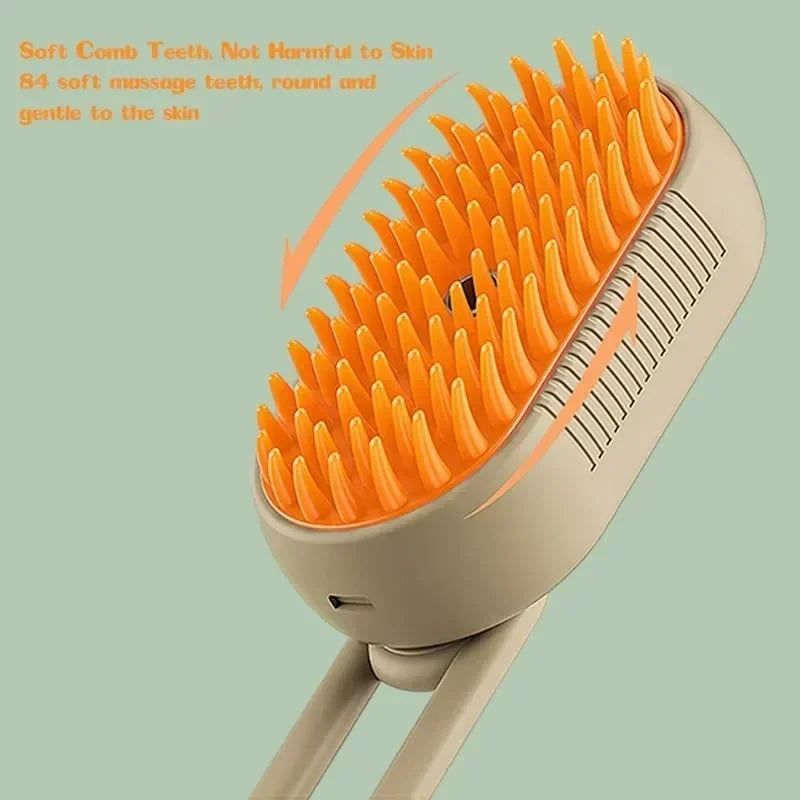 Steamy 3-in-1 Pet Brush