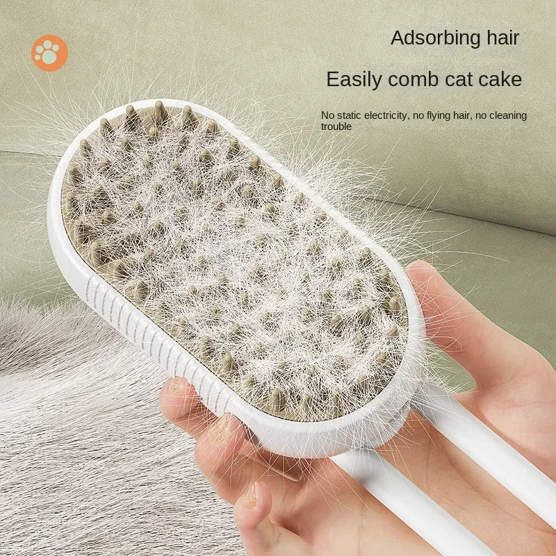 Steamy 3-in-1 Pet Brush