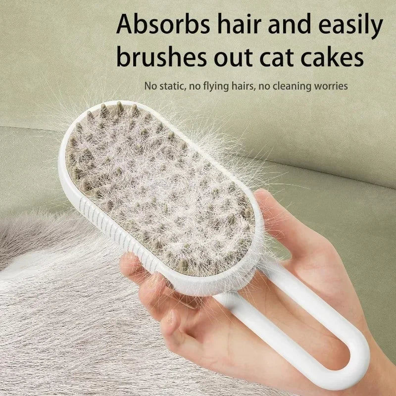 Steamy 3-in-1 Pet Brush