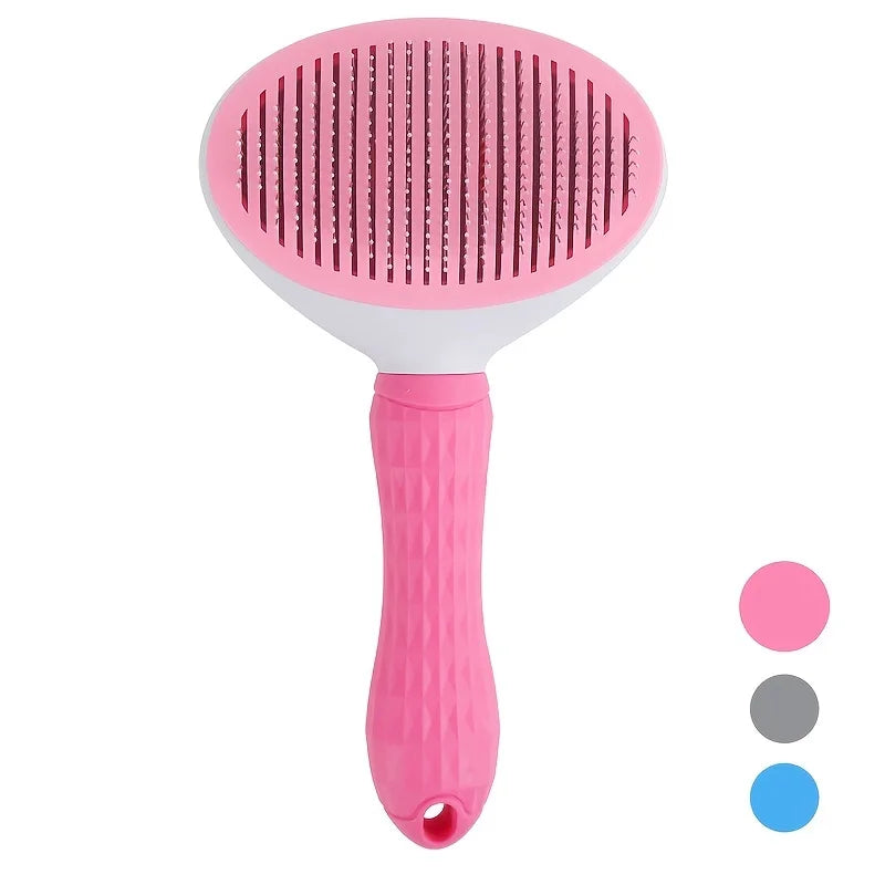 One-Click Pet Grooming Comb
